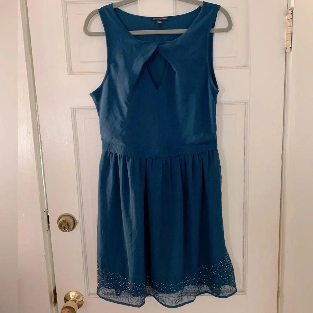 American Eagle Beaded Dress